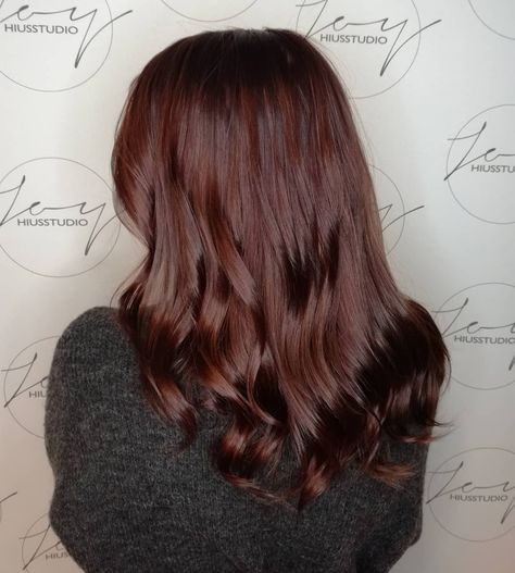 tmi safira virtanen on Instagram: “before & after ⚡ warm mahogany brown ▪️ #fourreasons #kevinmurphy #olaplex #brunette #warmbrunette #mahoganyhair #mahogany #deepbrunette” Chocolate Auburn Hair, Mahogany Brown Hair, Dark Auburn Hair, Mahogany Hair, Warm Brunette, Cute Hair Colors, Red Brown Hair, Mahogany Brown, Hair Color Auburn