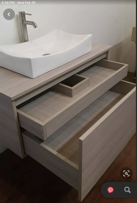 Bathroom Cabinets Designs, Kabinet Dapur, Washbasin Design, Vanity Design, Bathroom Design Decor, Bathroom Inspiration Decor, Modern Kitchen Design Luxury, Bathroom Remodel Master, Bathroom Remodeling