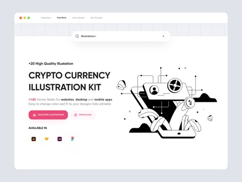 illustrationsax . Crypto illustration kit by Sami Mehraria for Vuesax on Dribbble Crypto Illustration, Studio Marketing, Find Work, Simple Illustration, Business Illustration, Online School, Crypto Currencies, Flat Illustration, Online Course