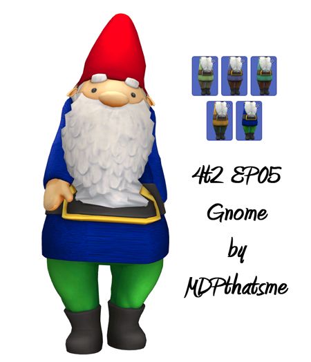 4t2 Gnome outfit - Granted by MDP. Thank you! Gnome Outfit, Sims 2, Elf On The Shelf, Sims 4, Ronald Mcdonald, Elf, Thank You, Holidays, Holiday Decor