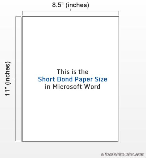 If you're having difficulty which is the actual short bond paper size, it's size is shown in the photo screenshot below.  What's the size of short bond paper in Microsoft Word?  Read more: http://www.affordablecebu.com/short-bond-paper-size-in-microsoft-word Short Bond Paper Size, Short Bond Paper, Computer Tricks, Bond Paper Design, Microsoft Word Document, Word Document, Bond Paper, Hacking Computer, Microsoft Word