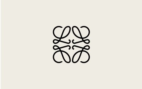 Loewe Branding, Loewe Monogram, L Monogram, Loewe Logo, L Logo, Online Logo Design, Script Monogram, Feminine Logo, Online Logo