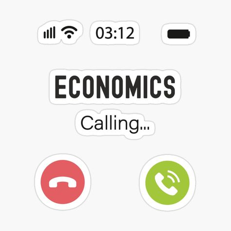 Get my art printed on awesome products. Support me at Redbubble #RBandME: https://www.redbubble.com/i/sticker/Economics-Calling-Funny-Economics-Teacher-Phone-by-Houryhamza/61500787.EJUG5?asc=u Economics Stickers, Funny Chemistry, Funny Spanish, Chemistry Humor, Chemistry Teacher, Spanish Humor, Spanish Teacher, Phone Stickers, Cute Tshirts