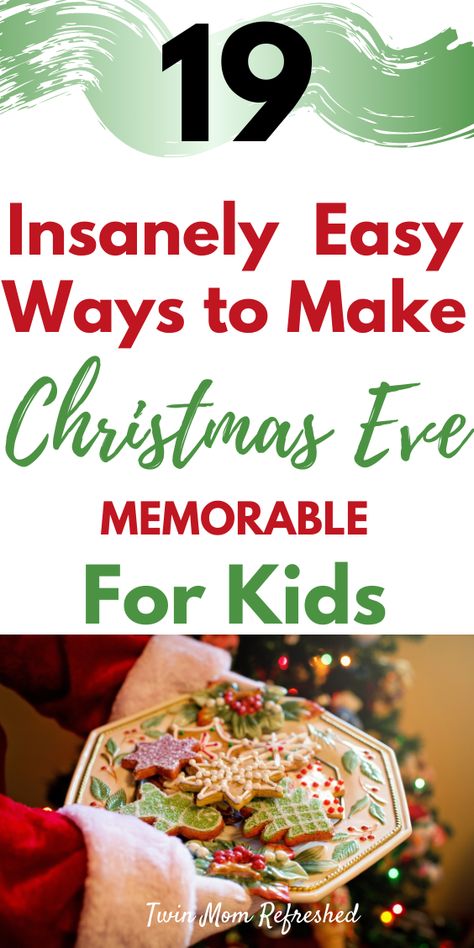 Christmas Eve Snacks For Kids, Christmas Eve Fun For Kids, Christmas Eve With Toddlers, Christmas Eve Kids Ideas, Activities To Do On Christmas Eve, Christmas Eve Toddler Activities, Santa Tricks For Kids Christmas Eve, Fun Christmas Eve Ideas, Christmas Morning Magic For Kids