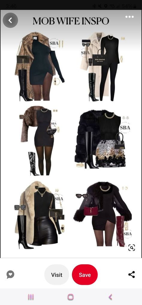 Mafia Aesthetics Women, Sopranos Outfits, Mafia Wife Outfit, Aries Outfits, The It Girls, Capsule Wardrobe Casual, Bar Outfit, Winter Fashion Outfits Casual, Chique Outfits