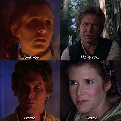 Star Wars Han And Leia, Han X Leia, Anakin And Leia, Star Wars Romance, Leia And Han, Han Leia, Kiss Meme, Star Wars Couples, Padmé Amidala