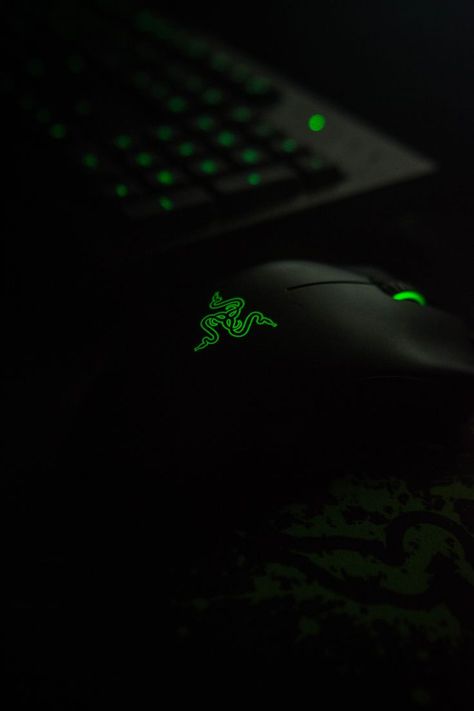 Keyboard Green, Razer Mouse, Razer Gaming, Laptop Aesthetic, Mickey Mouse Photos, Best Gaming Setup, Mouse Photos, Mouse Illustration, Computer Equipment