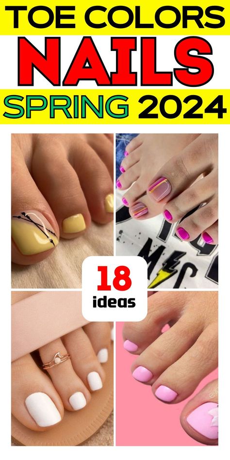 Get ahead of the curve with the latest spring pedicure trends for 2024! Explore a palette of soft pastels and playful designs, from sweet pink hearts to sophisticated sky blue geometric patterns. Our guide unveils the must-have colors and nail art ideas to keep your toes stylish all season long. Dive in and discover your perfect spring pedicure look today Toe Nails Designs, Beach Toe Nails, Purple Toe Nails, Latest Nail Colours, Perfect Pedicure, Spring Pedicure, Pedicure Colors, Acrylic Toe Nails, Acrylic Toes