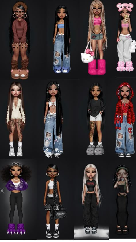 Freddy Krueger And Jason, Spooky Outfits, Street Style Outfits Casual, Scary Characters, Fashion Dress Up Games, Bratz Doll Outfits, Imvu Outfits Ideas Cute, Spooky Stuff, Bratz Inspired Outfits