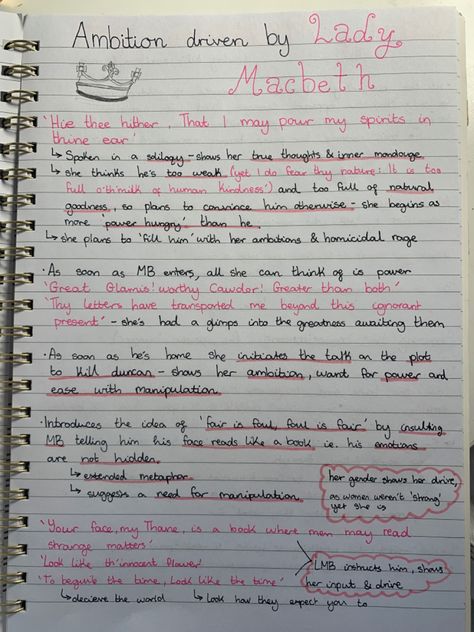 Ambition In Macbeth, Lady Macbeth Revision, Macbeth Ambition Quotes, Lady Macbeth Character Analysis, Macbeth Revision Gcse, Macbeth Character Analysis, Macbeth Revision, Macbeth Lessons, Revision Ideas