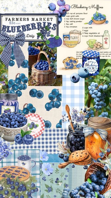 Blueberries #blueberry #🫐 #vintage #blue Blueberry Aesthetic, Blue Berry, My Bad, Wallpapers Backgrounds, Aesthetic Vintage, Blueberries, Vintage Illustration, Image Illustration, New Life