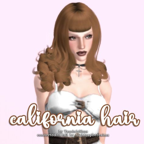 Sims 3 Sims Download, California Hair, Sims 3 Cc Finds, Sims 3 Mods, Sims Hair, Cc Sims, Cc Finds, Sims Mods, Sims 2