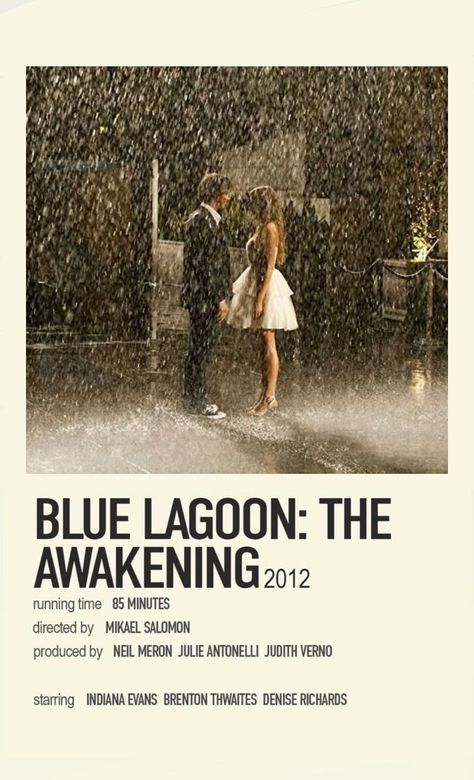 Blue Lagoon Movie 2012, Blue Lagoon Movie Poster, Blue Lagoon 2012, Blue Lagoon The Awakening, Blue Lagoon Movie, Awakenings Movie, Decorate Room, Posters Movie, Indiana Evans