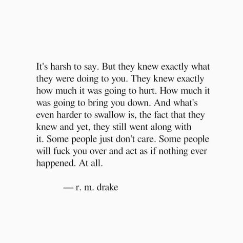 R.M. Drake Wiser Quotes, Rm Drake Quotes, Gina Miller, Rm Drake, Drake Quotes, Train Of Thought, Self Absorbed, Everyday Quotes, Best Selling Author