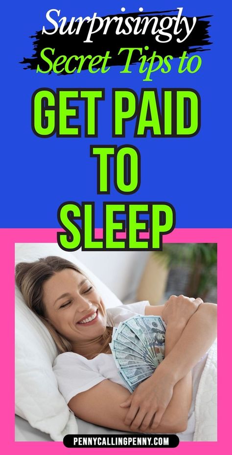 get paid to sleep
#pennycallingpenny #personalfinance #sponsored  #sleeping #sleep #makemoneyonline #sidehustleideas #extraincome #getpaidtosleep #moneyforsleep #sleepingjobs #sleeping #makemoneyonline Extra Money Jobs, Ways To Earn Money Online, Ways To Make Extra Money, Best Ways To Make Money, Night Jobs, Sleep Tips, Jobs For Teens, Make Extra Money, Extra Money Online