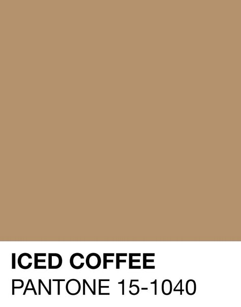 Iced Coffee Pantone 15-1040 Spring/Summer 2016 Coffee Photography Ideas, Coffee Color, Coffee Photography, Iced Coffee, Photography Ideas, Coffee, Photography, Color