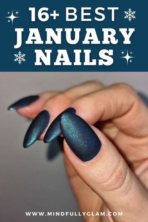 january nails Nail Art Pride, Simple Winter Nail Designs, Winter Nail Ideas Simple, Simple Winter Nail Ideas, January Nails Winter, Cute January Nails, Nails Nye, January Nail Ideas, Simple Winter Nails