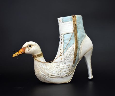 Silly Shoes, Strange Shoes, Weird Shoes, Interesting Shoes, Crazy Heels, Muses Shoes, Shoes Decoration, Funny Shoes, Duck Shoes