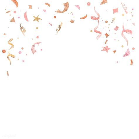 Confetti with white background vector | free image by rawpixel.com / Adj Pink Confetti Background, Midwifery Art, Invitation Card Birthday, Party Icon, Confetti Background, White Confetti, Pattern Wedding, Celebration Background, Pink Confetti