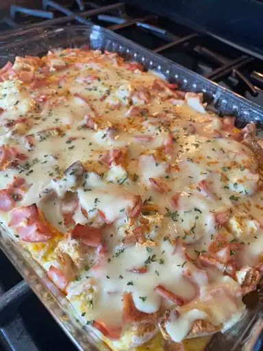 Eggs Benedict Casserole Taste Of Home, Eggs Benedict Skillet, British Casserole Recipes, Eggs Benedict Breakfast Bake, Eggs Benedict Casserole Joanna Gaines, Easy Eggs Benedict Casserole, Best Egg Casserole Recipes, Hard Boiled Egg Casserole, Eggs Benny Casserole