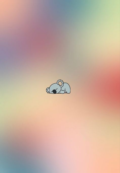 Sleepy Wallpaper Iphone, Koala Wallpaper Iphone Cute, Cute Koala Wallpaper, Sleepy Wallpaper, Koala Wallpaper, Koala Cute, One Piece Wallpaper Iphone, Coffee Menu, Wallpaper Pastel