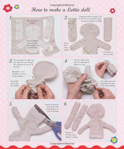 Rag Doll Tutorial, Diy Rag Dolls, Fabric Doll Pattern, Baby Doll Pattern, Rag Doll Pattern, Doll Diy Crafts, Doll Sewing, Doll Sewing Patterns, Fabric Toys