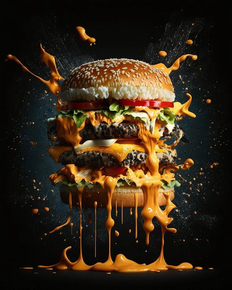 I will create realistic food images using midjourney ai Fast Food Pic, Fast Food Images, Burger Pic, Burger Images, Food Project, Food Pic, Food Projects, Food Poster Design, Goodfellas