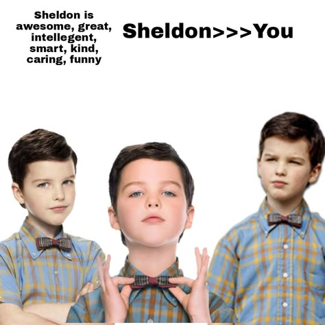 I like Sheldon. This is just an appreciation post I guess😻 Young Sheldon Matching Pfp, Pastor Jeff Young Sheldon, Young Sheldon Fanart, Young Sheldon Pfp, Sheldon Cooper Memes, Georgie Cooper Young Sheldon, Sheldon Meme, Iain Armitage, Words For Best Friend