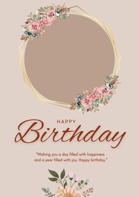 Birthday Frames Design Instagram Story, Birthday Wishes Flyer Design, Birthday Wish Card Design, Birthday Wish Background, Happy Birthday Card Template, Happy Birthday Photo Editor, Happy Birthday Poster, Happy Birthday Icons, Happy Birthday Clip Art