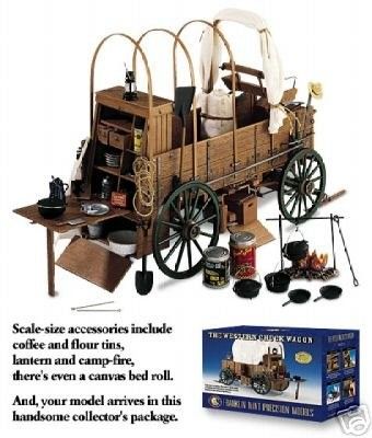 Franklin Mint: Diecast Western Chuck Wagon - 1:16 scale | #47689992 Old West Photos, Horse Wagon, Chuck Box, Horse Drawn Wagon, Wagon Cart, Cattle Drive, Old Wagons, Wooden Wagon, Chuck Wagon