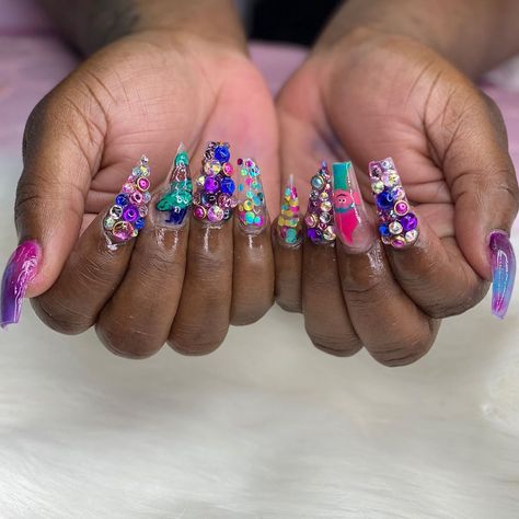 LAMBO Nails💅🏽 on Instagram: “Trolls 💞❤️💜 #blacknailtech #mississippinails #mississippinailtech #jacksonmsnails #jacksonfreepress #jacksonmsnailtech #MSnailtech #MSnails…” Trolls Nails, Nail Tech, Matter, Nail Art, Nails, On Instagram, Beauty, Instagram, Art