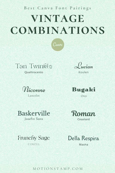 Fonts Design Canva Font Combinations, Canva Inspiration, Fonts Canva, Canva Hacks, Free Calligraphy Fonts, Canva Font, Free Commercial Fonts, Canva Fonts, Luxury Font