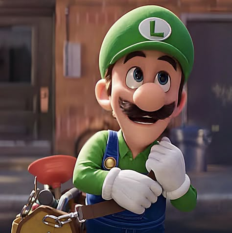 The Super Mario Bros Movie Luigi Mario Movie Luigi, Luigi Super Mario Movie, Luigi Mario Movie, Luigi Movie, Super Mario Bros Film, Super Mario Movie, Super Mario 3, Luigi Bowser, Super Mario Luigi