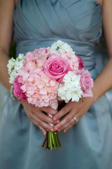 Laughter Photography, Wedding Backdrop Lights, Wedding Flowers Hydrangea, Pink And White Weddings, White Bridesmaid, Prom Flowers, Wedding Colors Blue, Orange County Wedding, Pink Hydrangea