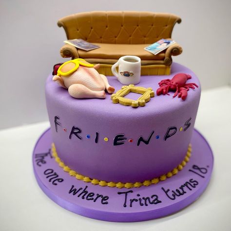 Best Birthday Cake Images, Best Friend Birthday Cake, Friendship Theme, Friends Birthday Cake, Diy Birthday Cake, Cake Liner, 21st Cake, Friends Cake, About Friends