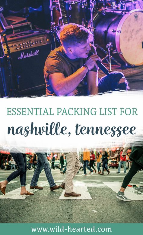 Since there’s something for everyone in Nashville, your clothing list is really determined by your trip. Even if you’re only in town for two days or just packing in a carry-on bag, packing your Nashville outfits can be stressful. Packing For Nashville Fall, Packing For Nashville Summer, Nashville Packing List Fall, Nashville Autumn, Packing For Nashville, Outfits For Nashville Trip Fall, Nashville Honeymoon, Nashville Packing List, Fall Travel Packing