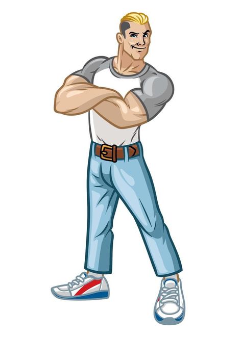 fitness men crossed his hands Muscle Man Illustration, Man Posing, Modern Art Canvas Painting, Social Media Marketing Facebook, Fitness Men, Muscle Man, Marketing Facebook, Man Illustration, Athletic Men