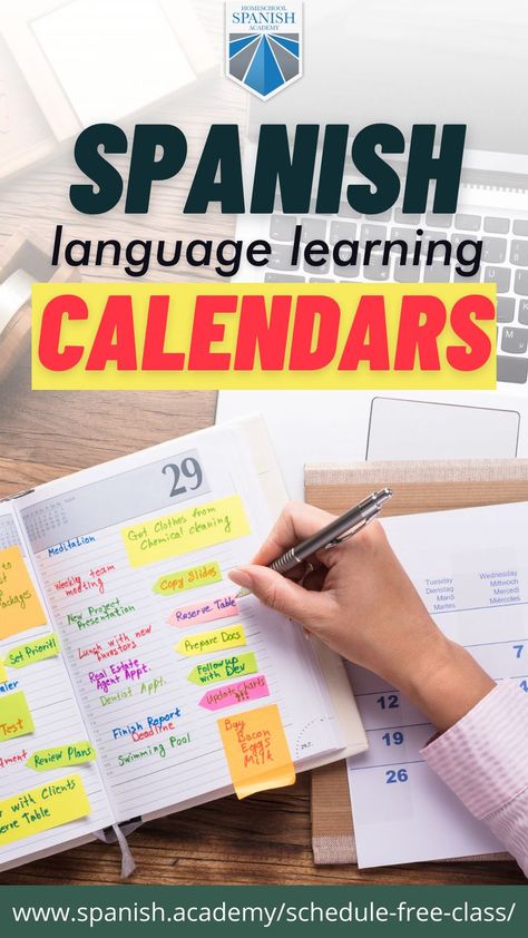 Are you considering using a Spanish calendar for staying organized and up-to-date with language learning this year? Time management is often frustrating, especially when you’re juggling lots of dates, deadlines, and appointments. Following a disciplined language learning routine requires you to plan accordingly and follow a schedule that fits with your other activities and commitments. A Spanish language calendar does wonders for designing—and sticking to—this specific study routine. Real Estate Test, Spanish Calendar, Learning Routine, Study Routine, Homeschool Spanish, Spanish Learning, Calendar 2022, Phonics Reading, Spanish Language Learning