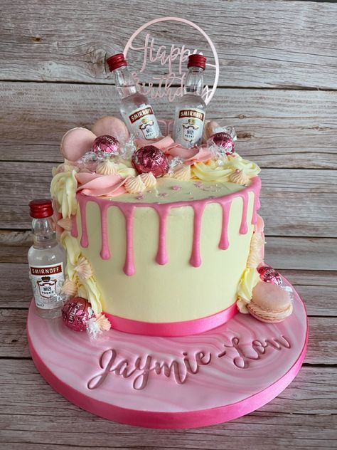 Vodka Birthday Cake, 19 Bday, Alcohol Birthday Cake, Wine Cake, Smirnoff Ice, Smirnoff Vodka, Ice Cake, Birthday Cakes For Women, Cakes For Women