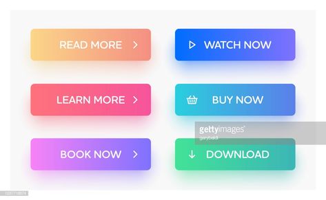 Vector Art : Set of vector modern material style buttons. Gradient Button, Color Test, Media Logo, Got Quotes, Blue Gradient, Logo Collection, Technology Logo, Business Website, Free Quotes