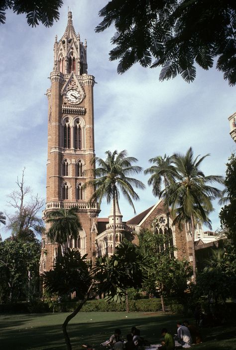 Rajabai Clock Tower, University of Mumbai, India Rajabai Clock Tower, Clock Pictures, University Of Mumbai, Famous Monuments, Mumbai City, Magic Number, Architecture Building Design, Sky Photos, World Cities