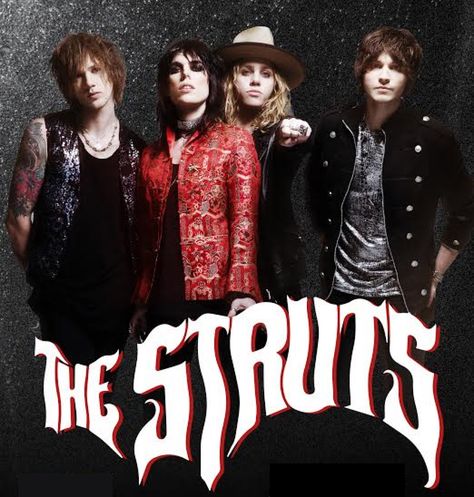 The Struts. Matthew Knight Arena. Eugene, OR. December 5th, 2017. The Struts Aesthetic, The Struts Wallpaper, The Struts Poster, The Struts Band, Matthew Knight, Luke Spiller, Glam Rock Bands, Modern Rock, Students Christmas