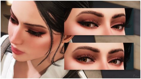 My Makeup Collection - Winged Eyeliner at Hogwarts Legacy Nexus - Mods and community Skin Color Shades, Mod Makeup, Full Lashes, Hogwarts Legacy, Black Tree, Lady Grey, Winged Eyeliner, Fake Eyelashes, New Skin