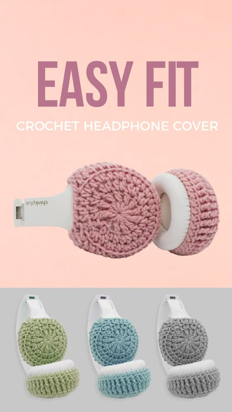 😍 This would go great on your Headphones!🎧 Let’s create this easy fit crochet headphone cover, designed to fit snugly onto the outer part of your headphone earpiece. Headphone Cover Crochet Pattern Free, Crochet Beats Case, Crochet Headphone Cover Tutorial, Crocheted Headphone Covers, Crochet Headset Cover Free Pattern, Diy Headphone Covers, Crochet Earphone Cover, Crochet Beats Headphone Cover, Crochet Headphone Cover Pattern