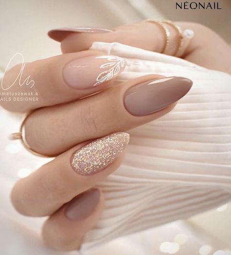 High Nails, Mail Ideas, Fancy Nails Designs, Pretty Nail Art Designs, Pretty Gel Nails, Pretty Nail Art, Nail Designs Glitter, Elegant Nails, Classy Nails