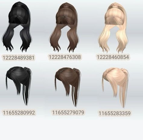 Ponytail Roblox Codes, Berry Avenue Codes Clothes Hair, Bloxburg Black Hair Codes, Black Hair Codes For Berry Ave, Berry Avenue Codes Hair, Blonde Hair Roblox, Brown Hair Roblox Id, Blonde Hair Codes, Brown Hair Roblox