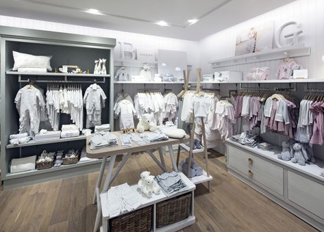 Shop Design Interior, Clothes Shop Design, Baby Store Display, Kids Clothing Store Design, Westfield London, Clothing Store Design, Calming Spaces, Shop Fittings, Boutique Interior