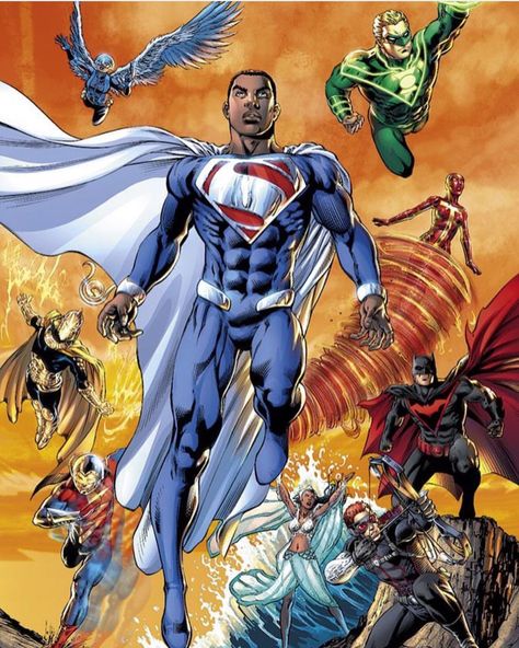 Earth 2 justice league Val Zod, Superman Art, Univers Dc, Black Comics, Justice League Of America, Superheroes And Villains, The Justice League, Dc Multiverse, Arte Dc Comics