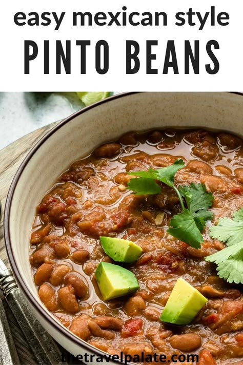 Vegan Pinto Beans Instant Pot, Mexican Beans In Instant Pot, Instapot Pinto Beans Recipe Mexican, Mexican Pinto Beans Instant Pot, Pinto Bean Side Dish, Pinto Bean Recipes Instant Pot, Pinto Beans In The Crock Pot Mexican, Instant Pot Mexican Beans, Mexican Bean Side Dish