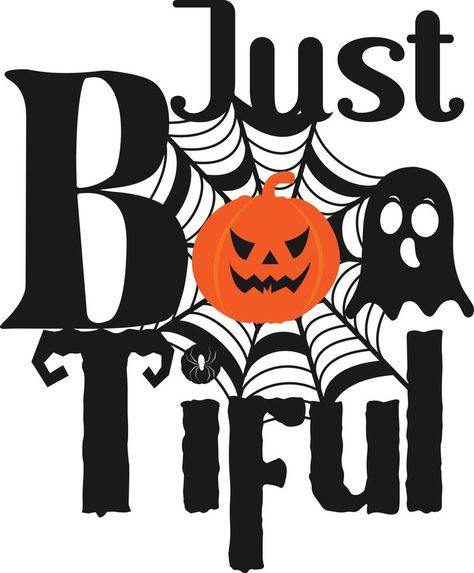 Halloween Just Boo Tiful Boo Tiful, Vector Portrait, Halloween Theme, Halloween Themes, Vector Free, Royalty, Royalty Free, Clip Art, Halloween